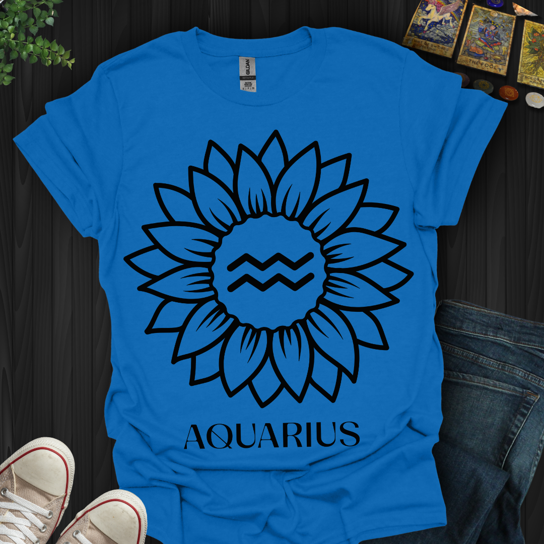 Aquarius Sunflower T-Shirt