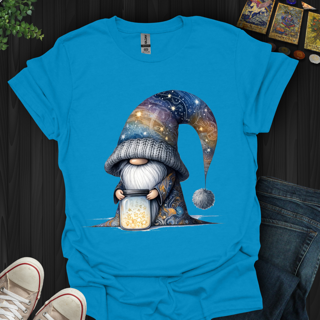 Celestial Gnome With Fireflies T-Shirt