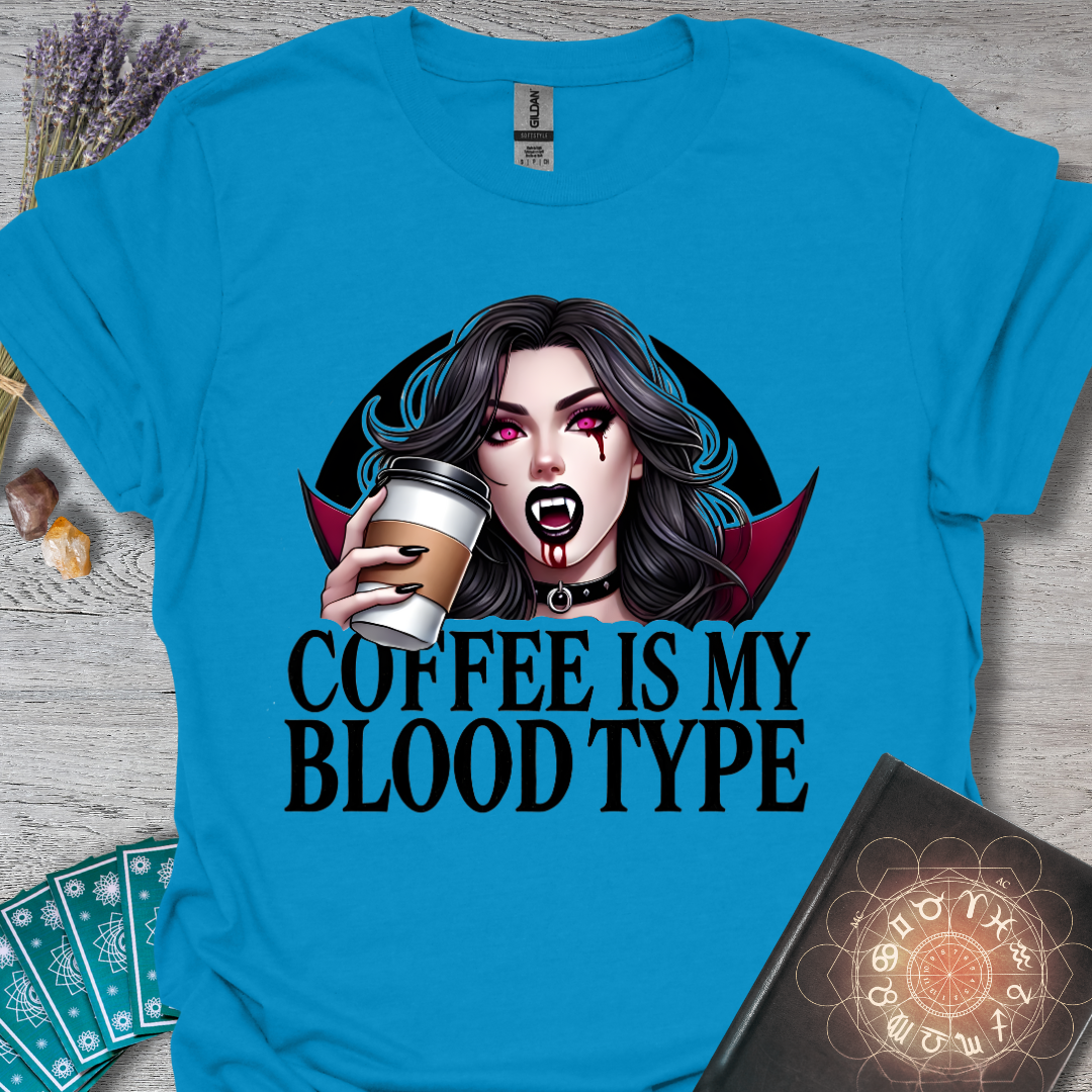 Coffee Is My Blood Type T-Shirt