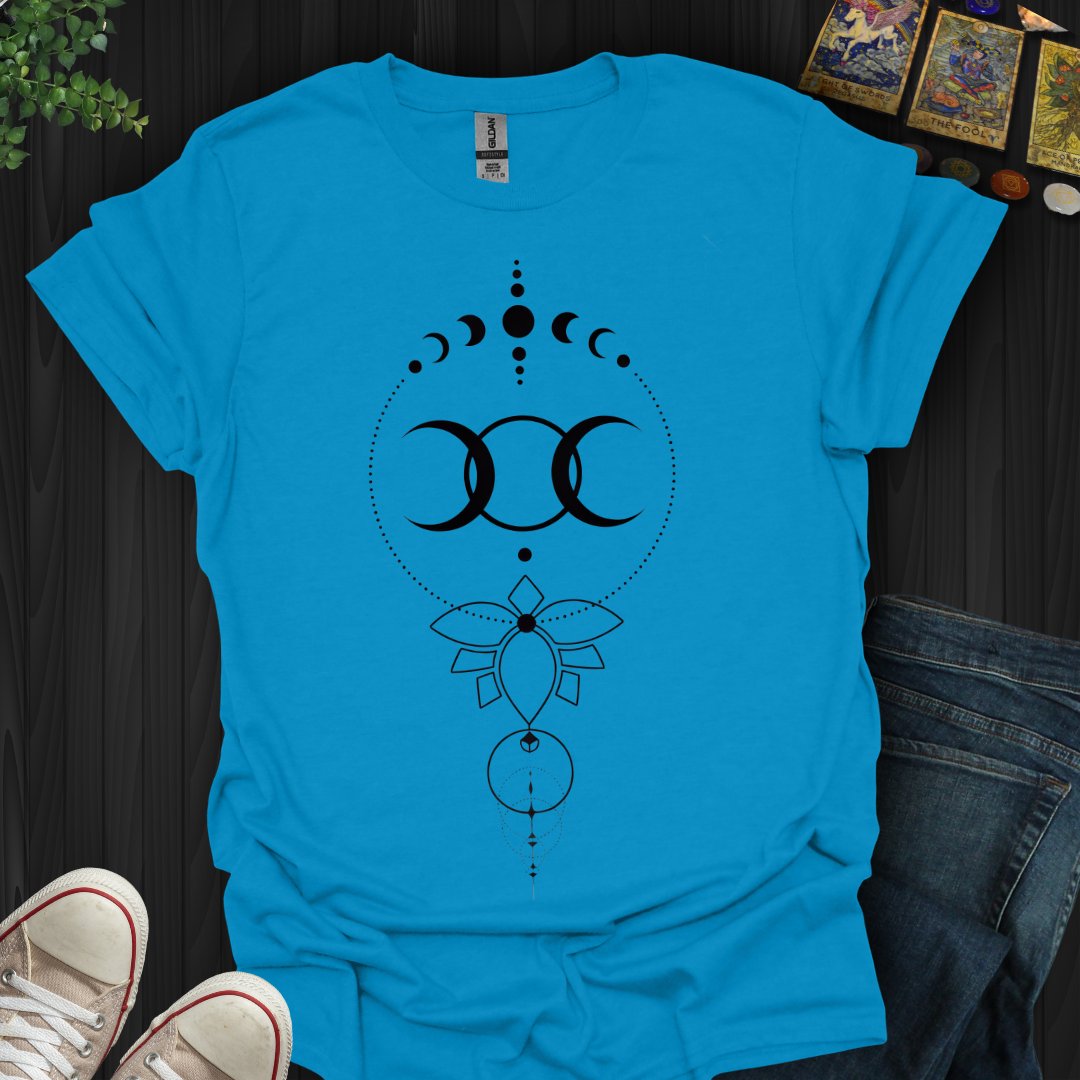 Triple Moon Elegance  T-Shirt