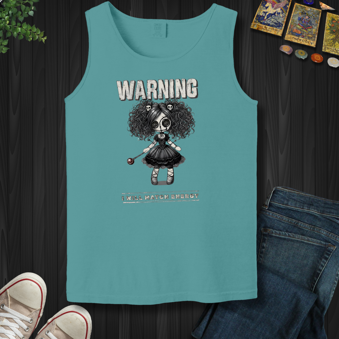 Warning: I Match Energy Tank Top