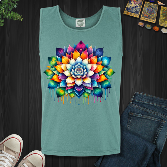 Dripping Lotus Tank Top