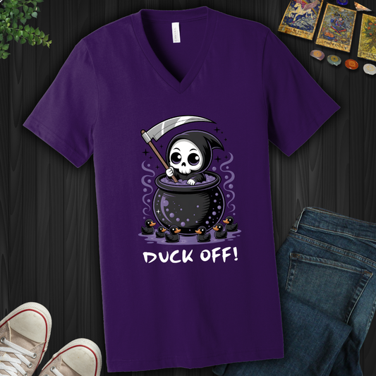 Duck Off V-Neck Tee