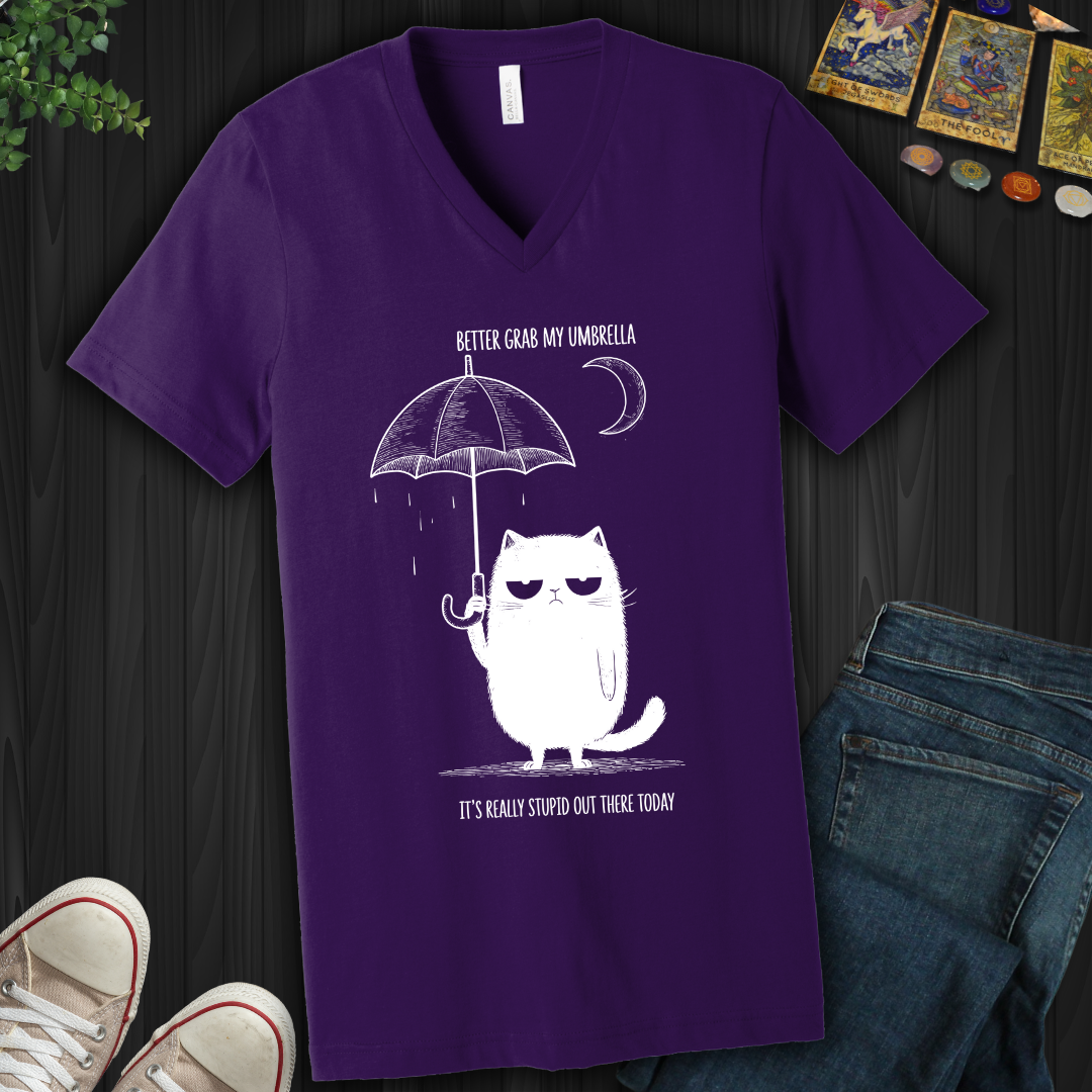 Better Grab My Umbrella V-Neck Tee