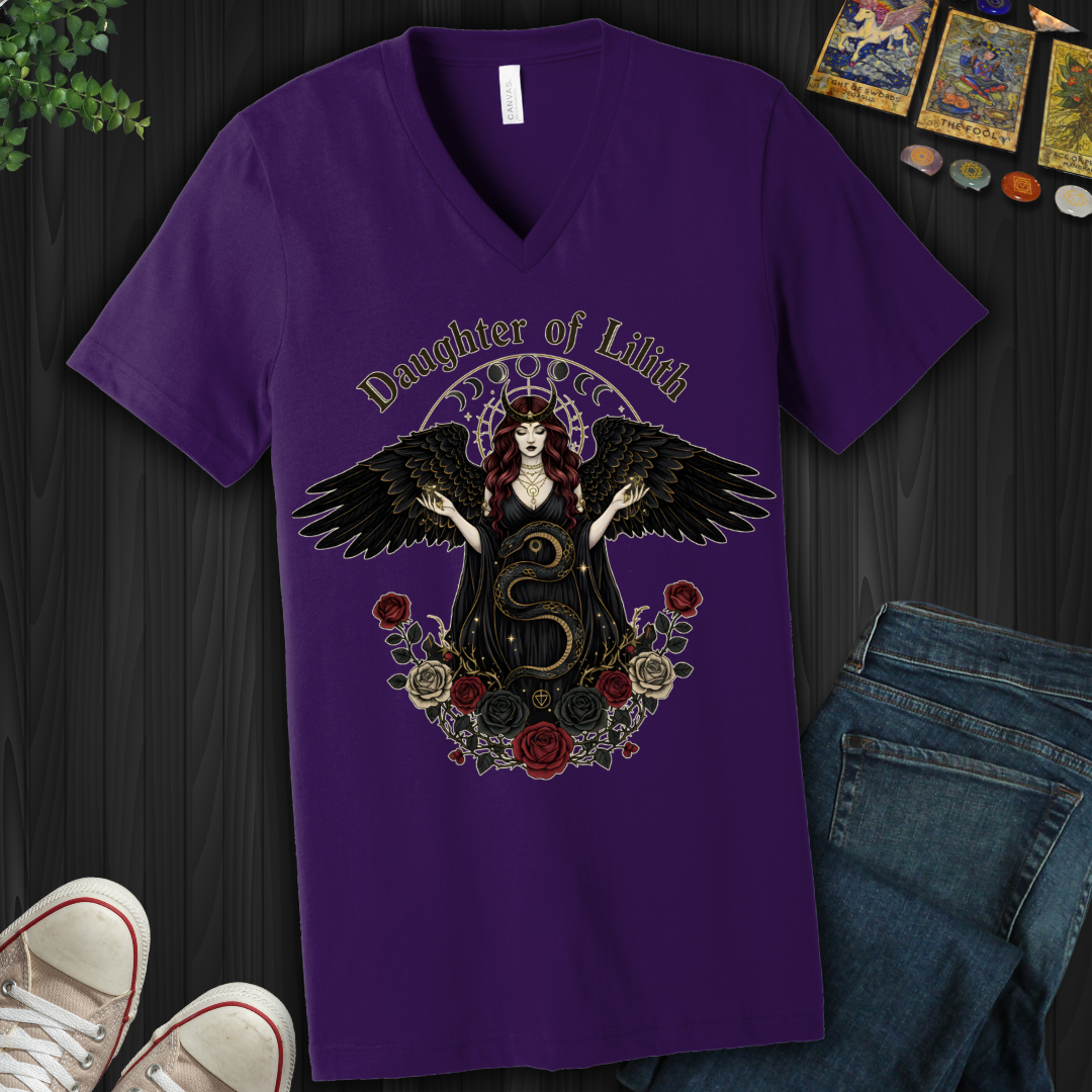 Daughter of Lilith V-Neck Tee
