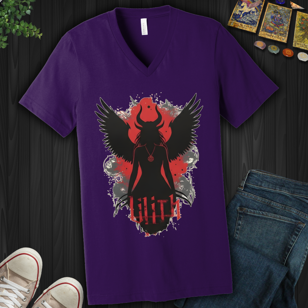 Lilith Ascends V-Neck Tee