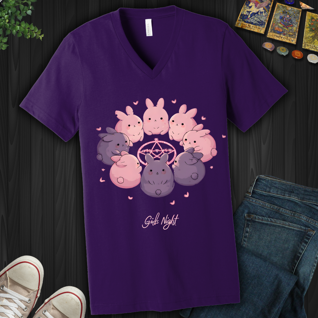 Girls Night V-Neck Tee
