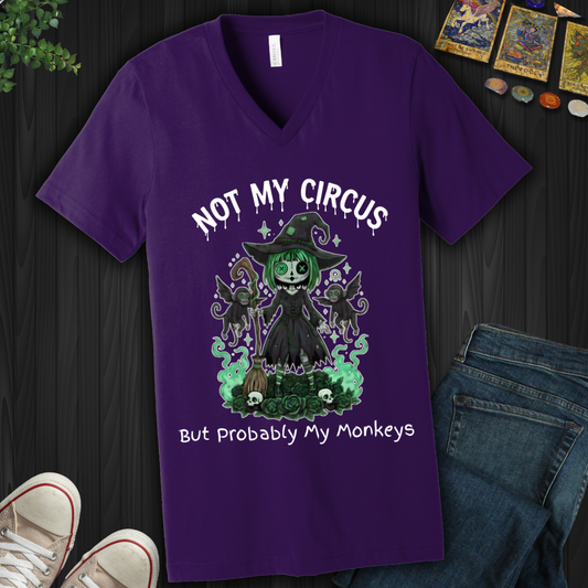 Probably My Monkeys V-Neck Tee