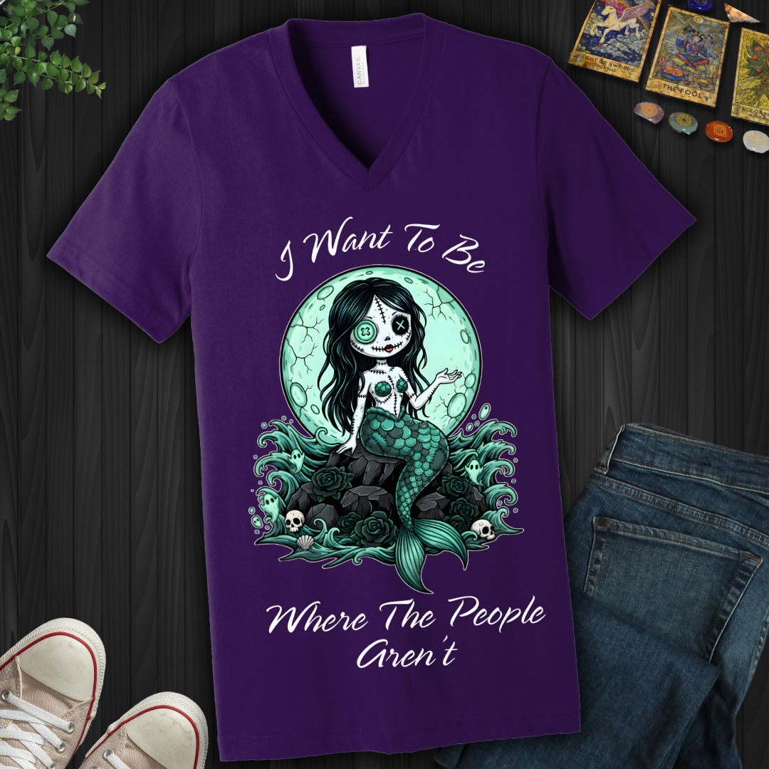 Where The People Aren’t V-Neck Tee