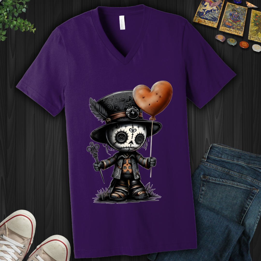 Emotionally Attached Voodoo Doll V-Neck Tee