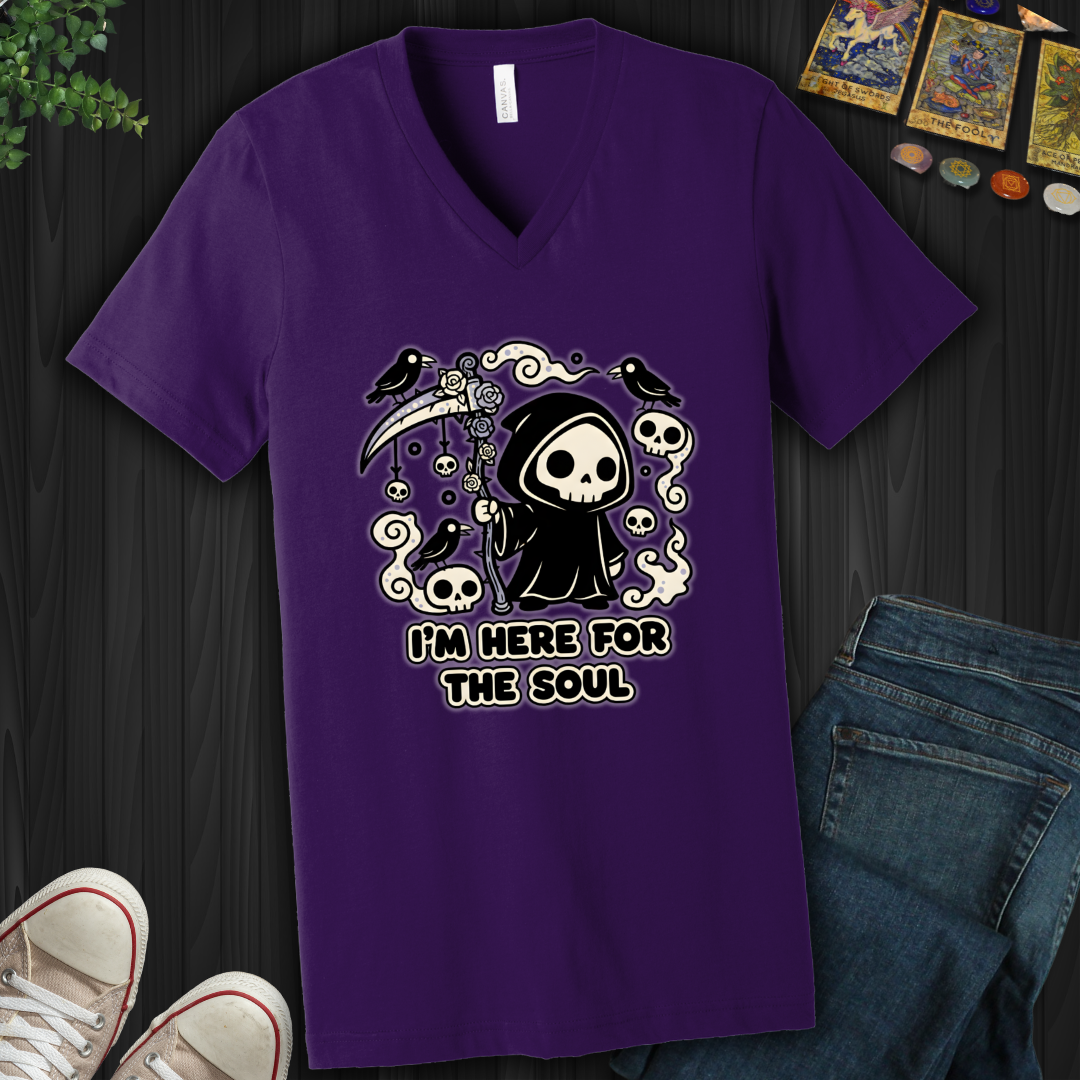 Here For The Soul V-Neck Tee