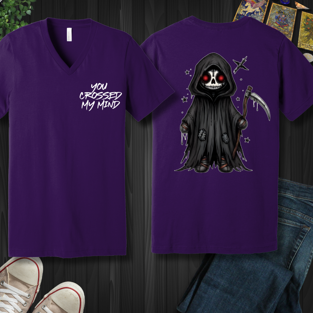 You Crossed My Mind V-Neck Tee