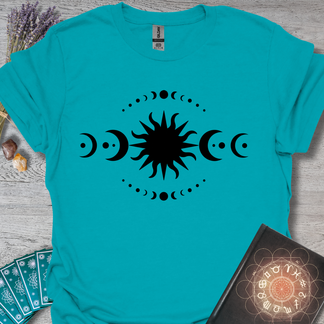 Moon Phases and Sun T-Shirt