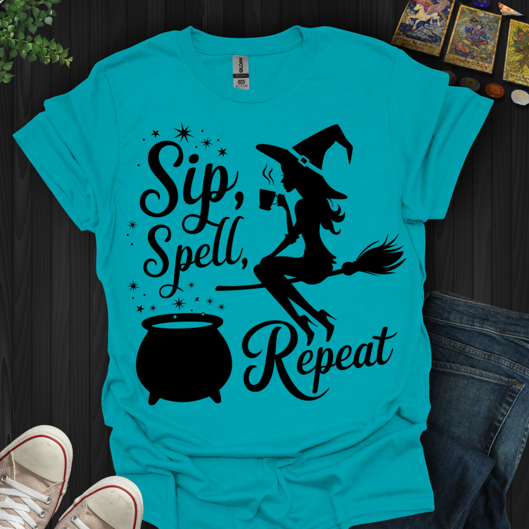 Sip, Spell, Repeat T-Shirt