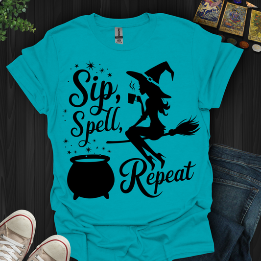 Sip, Spell, Repeat T-Shirt