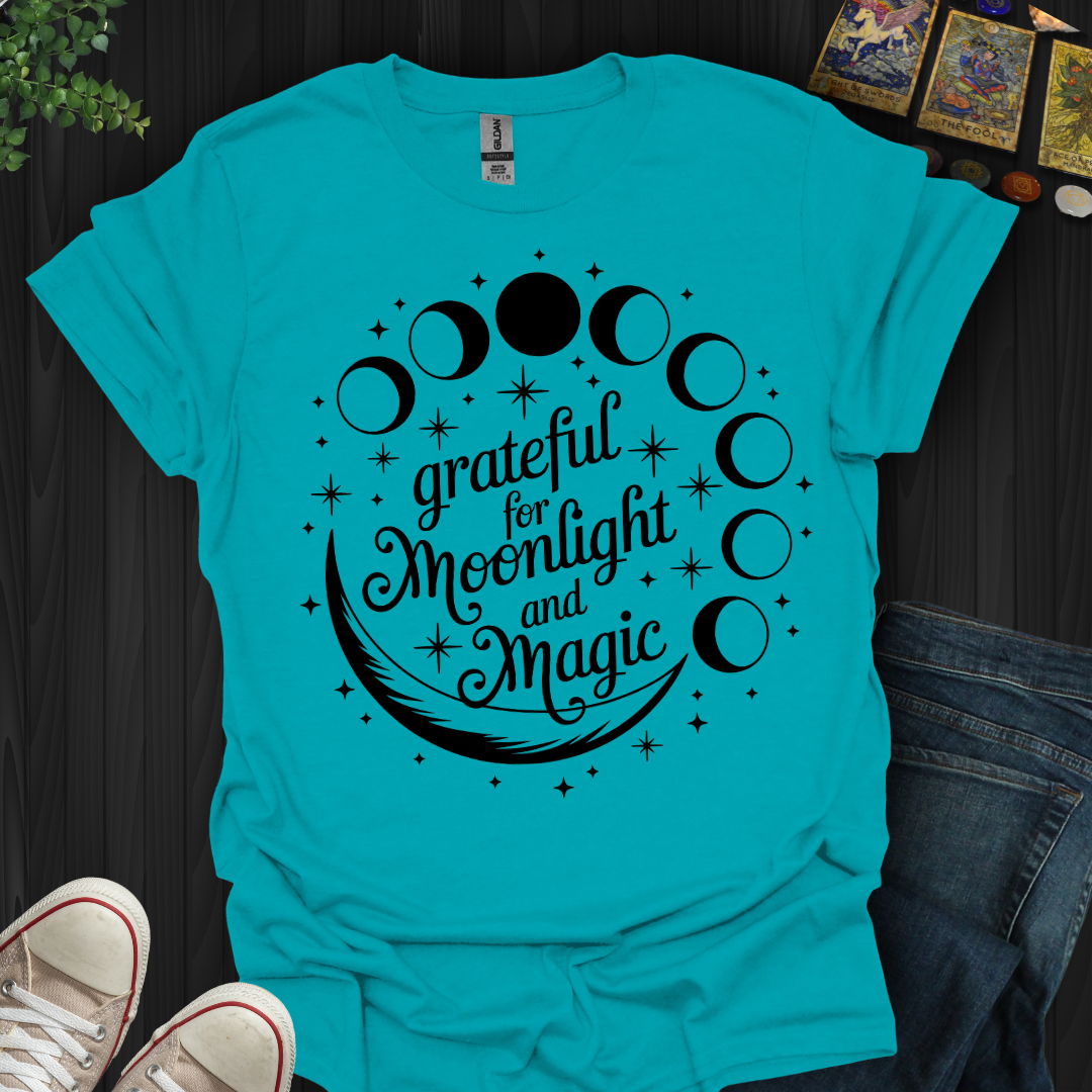 Grateful for Moonlight and Magic T-Shirt