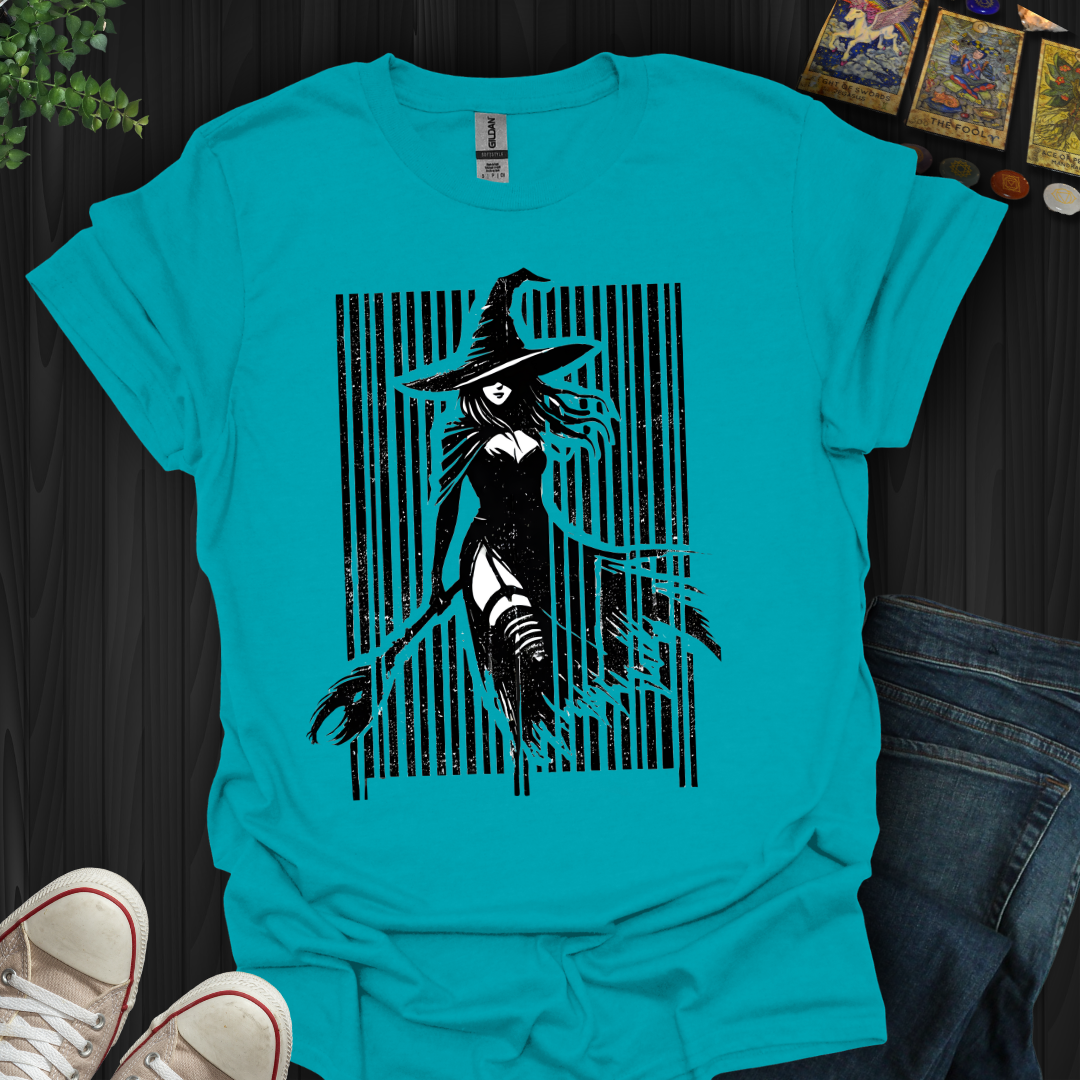 Bar Code Witch T-Shirt