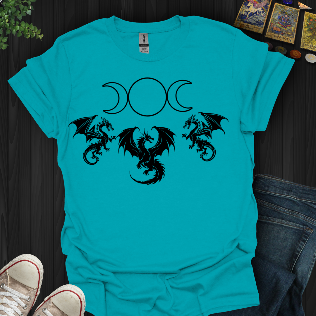 Triple Moon Dragon T-Shirt