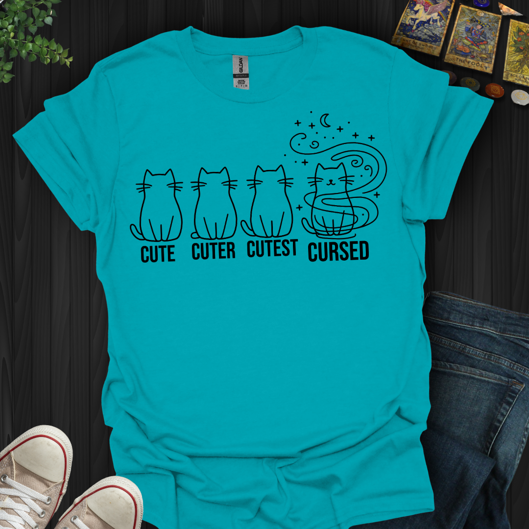 Cute,Cuter,Cutest,Cursed T-Shirt