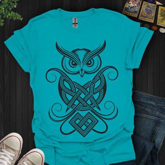 Celtic Owl of Wisdom T-shirt
