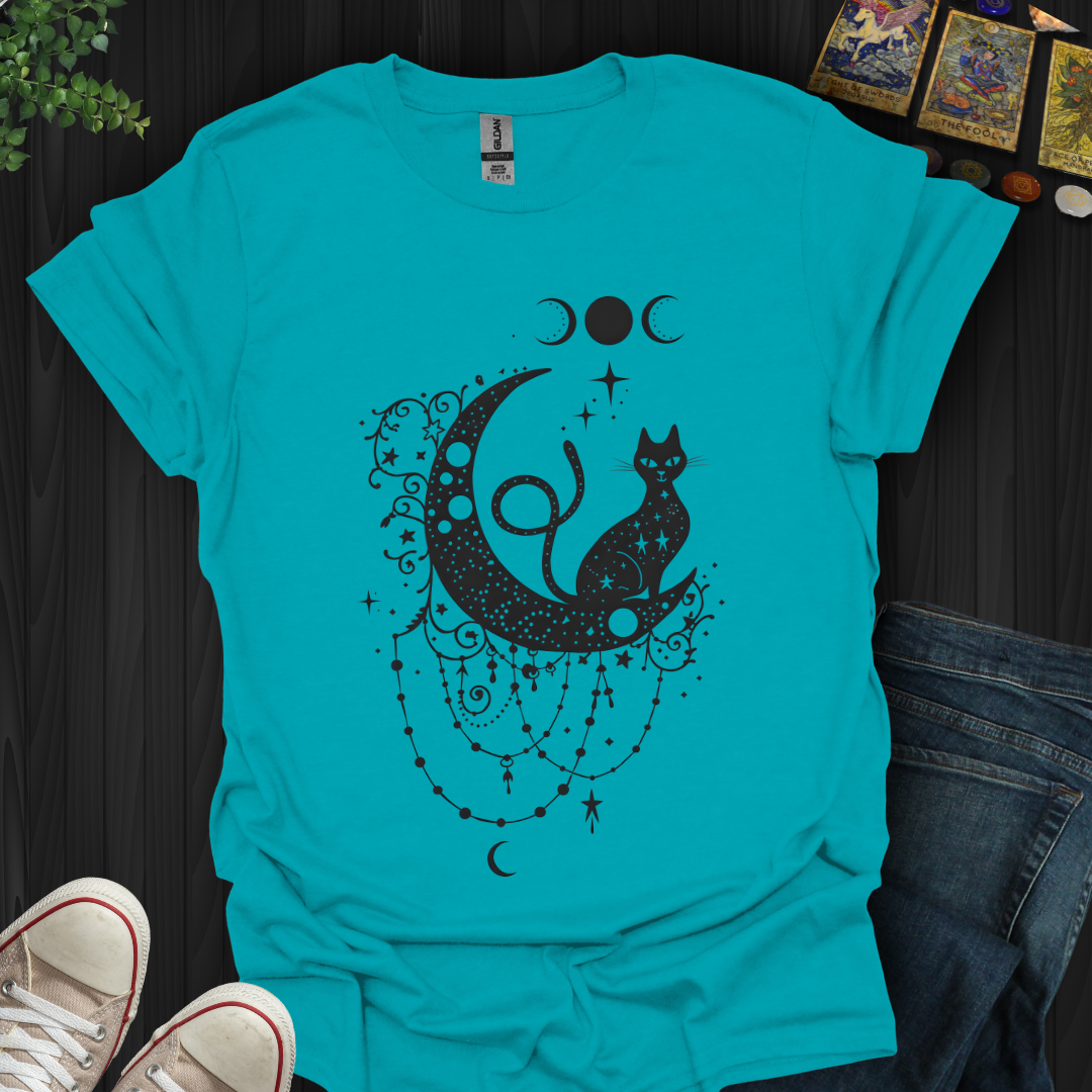 Mystic Moon Cat T-Shirt