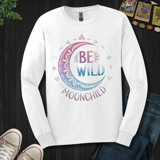 Be Wild Moon Child Long Sleeve Tee