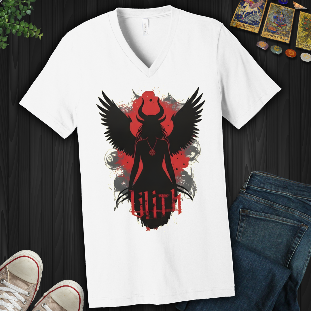 Lilith Ascends V-Neck Tee
