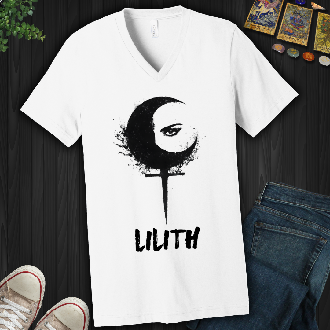 Shadow Of Lilith V-Neck Tee