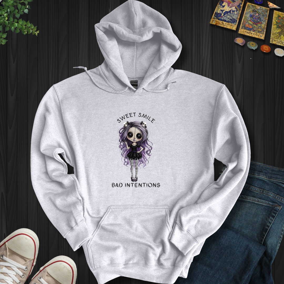 Sweet Smile, Bad Intentions Hooded Sweatshirt