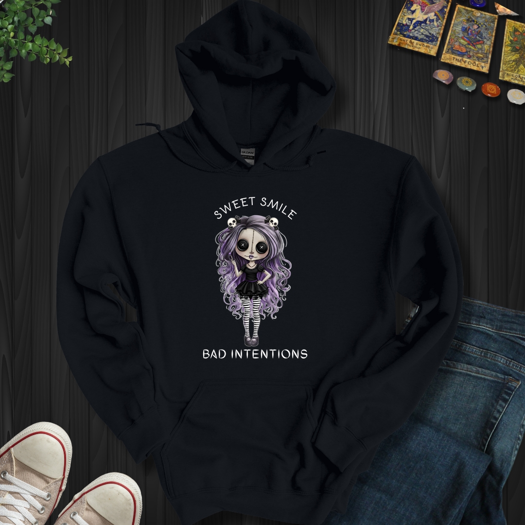 Sweet Smile, Bad Intentions Hooded Sweatshirt