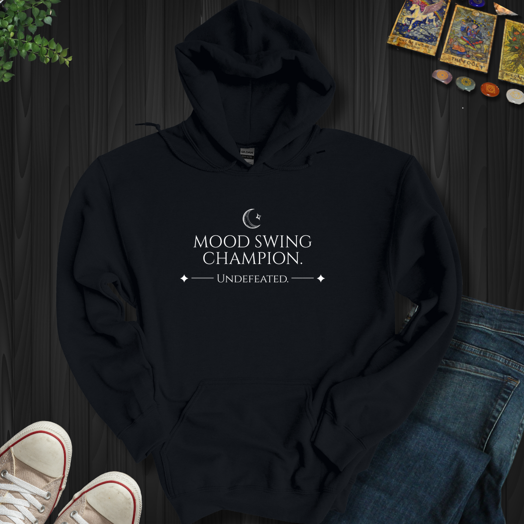 Mood Swing Champion- Hooded Sweatshirt