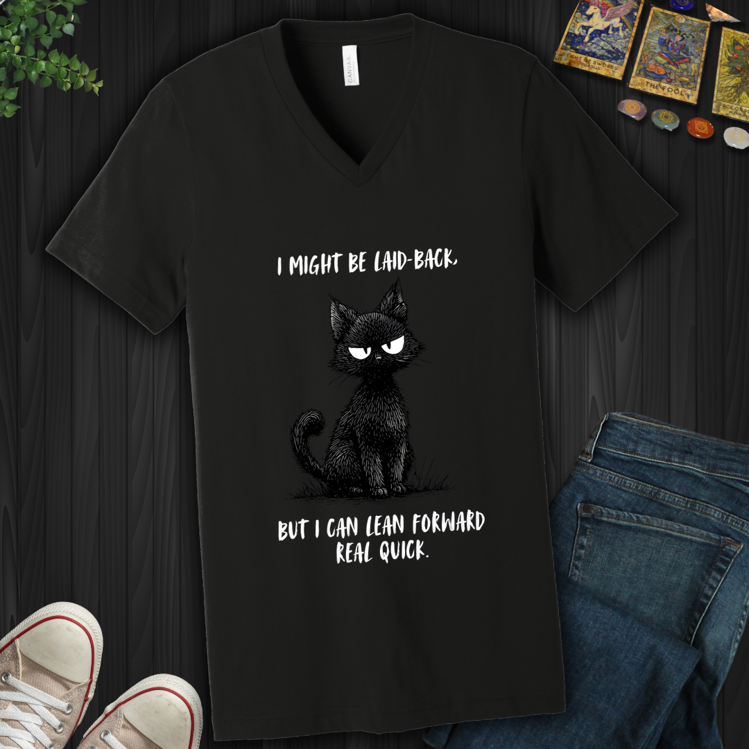 Laid-Back Not Soft V-Neck Tee