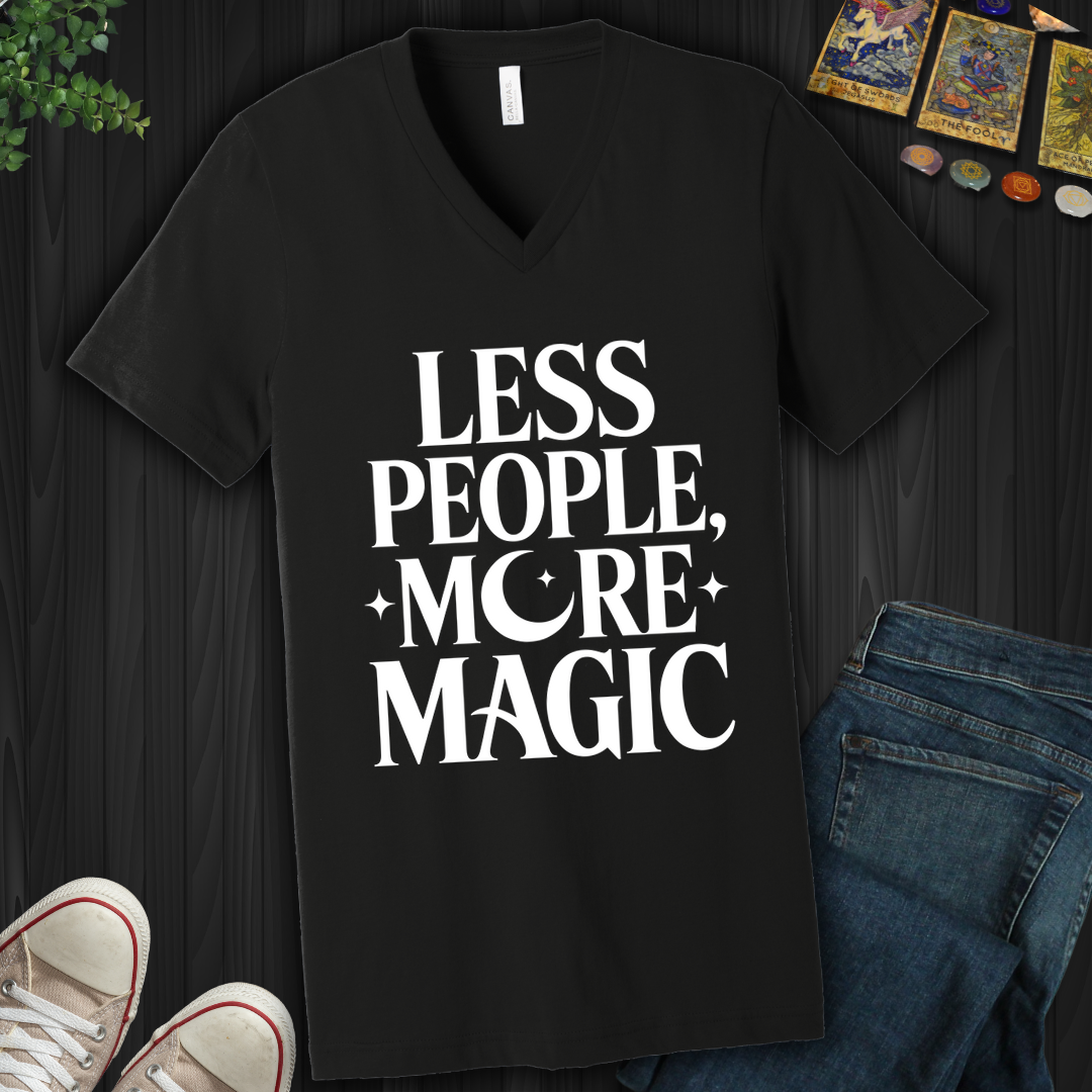 Less People, More Magic V-Neck Tee