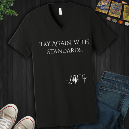 Try Again. With Standards- V-Neck
