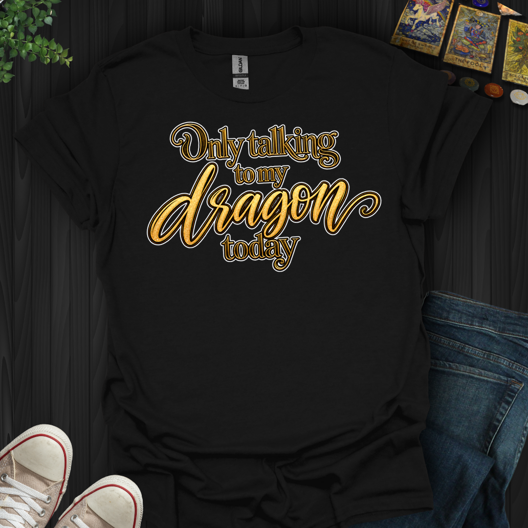 Only Talking To My Dragon Today- T-Shirt