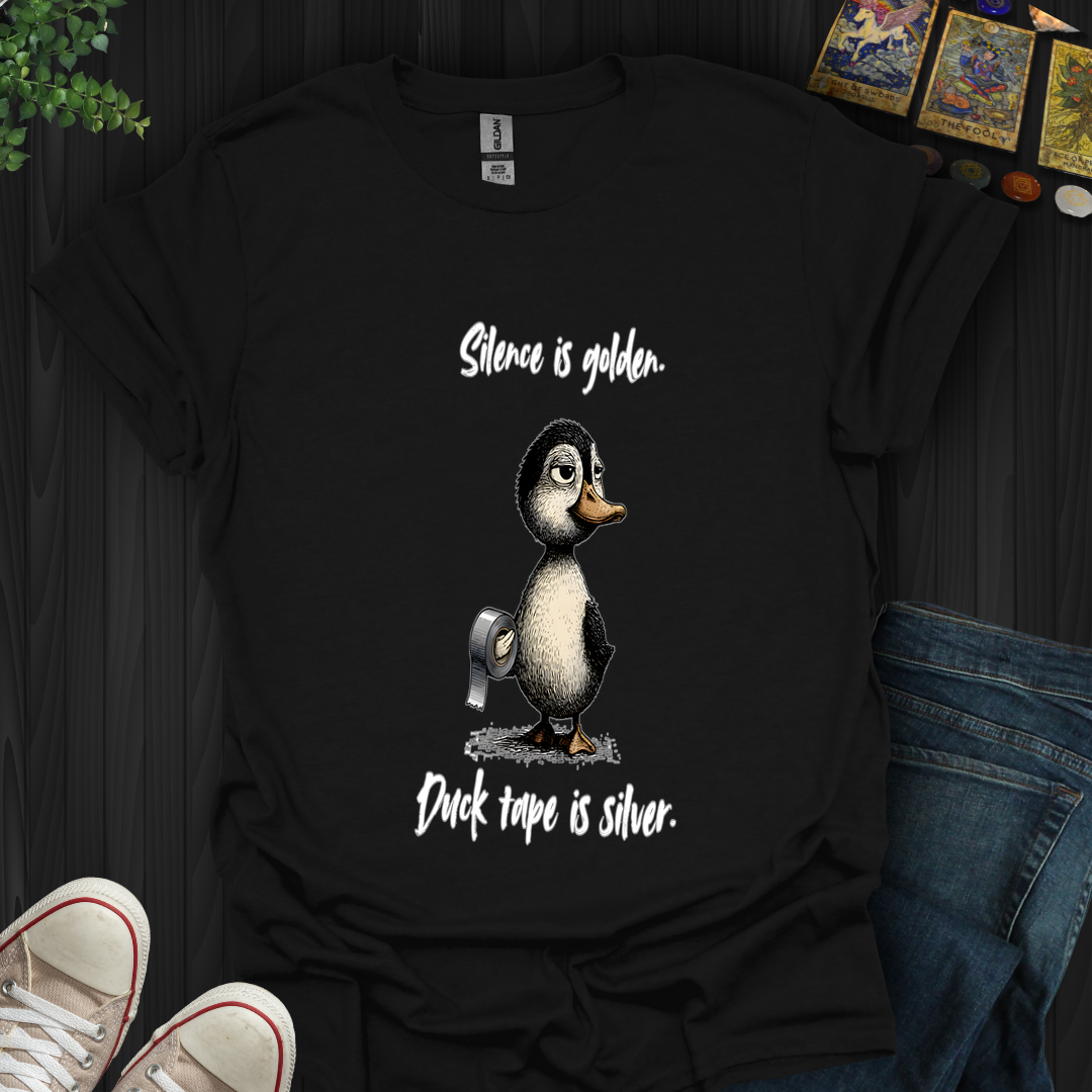 Silence Is Golden T-Shirt New