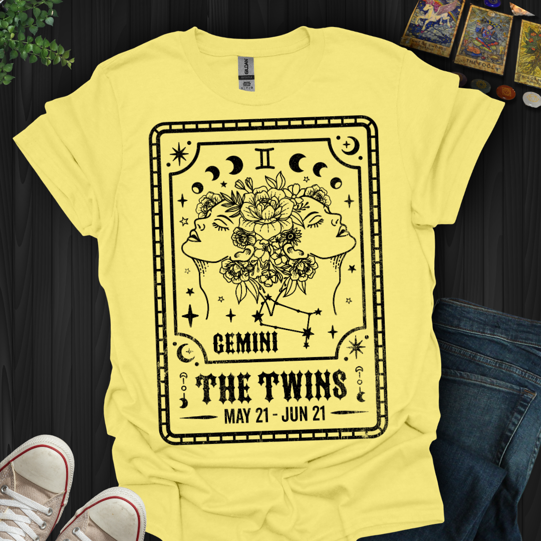 Gemini: The Cosmic Twin Flame T-Shirt