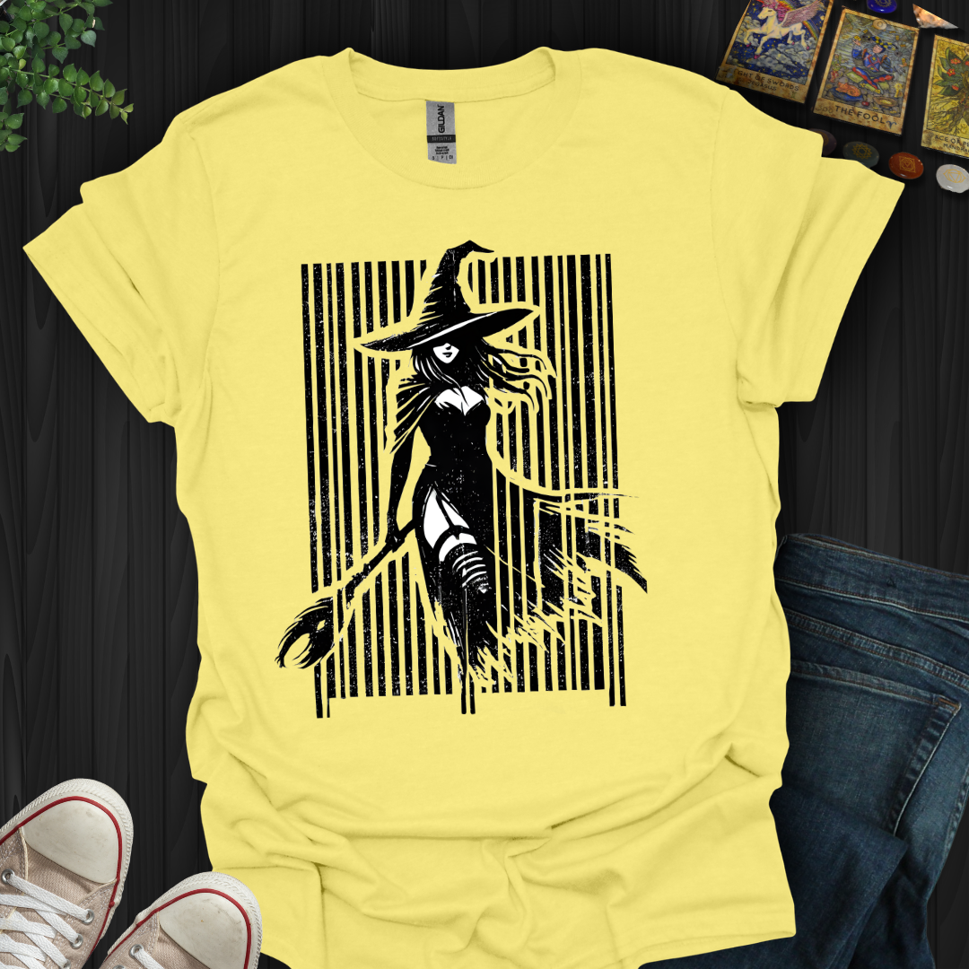 Bar Code Witch T-Shirt