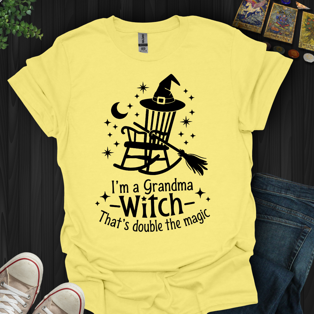 Grandma Witch: Double the Magic! T-Shirt