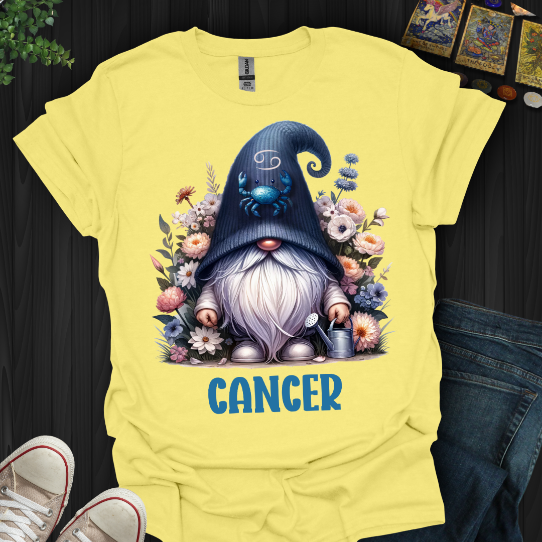 Cancer Gnome: Nurturer of the Zodiac  T-Shirt