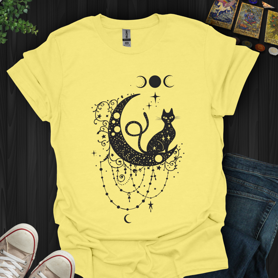 Mystic Moon Cat T-Shirt