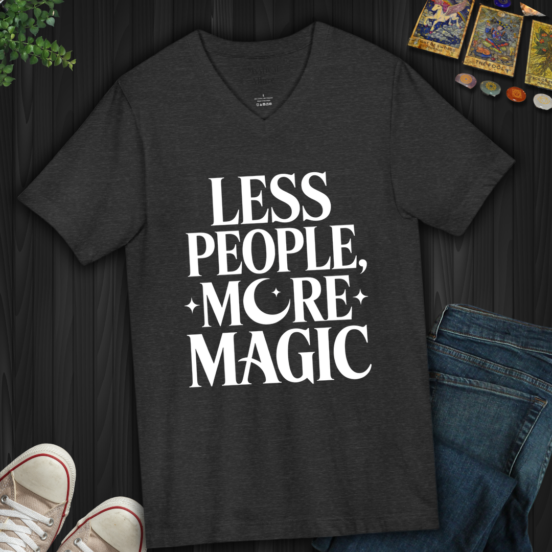 Less People, More Magic V-Neck Tee