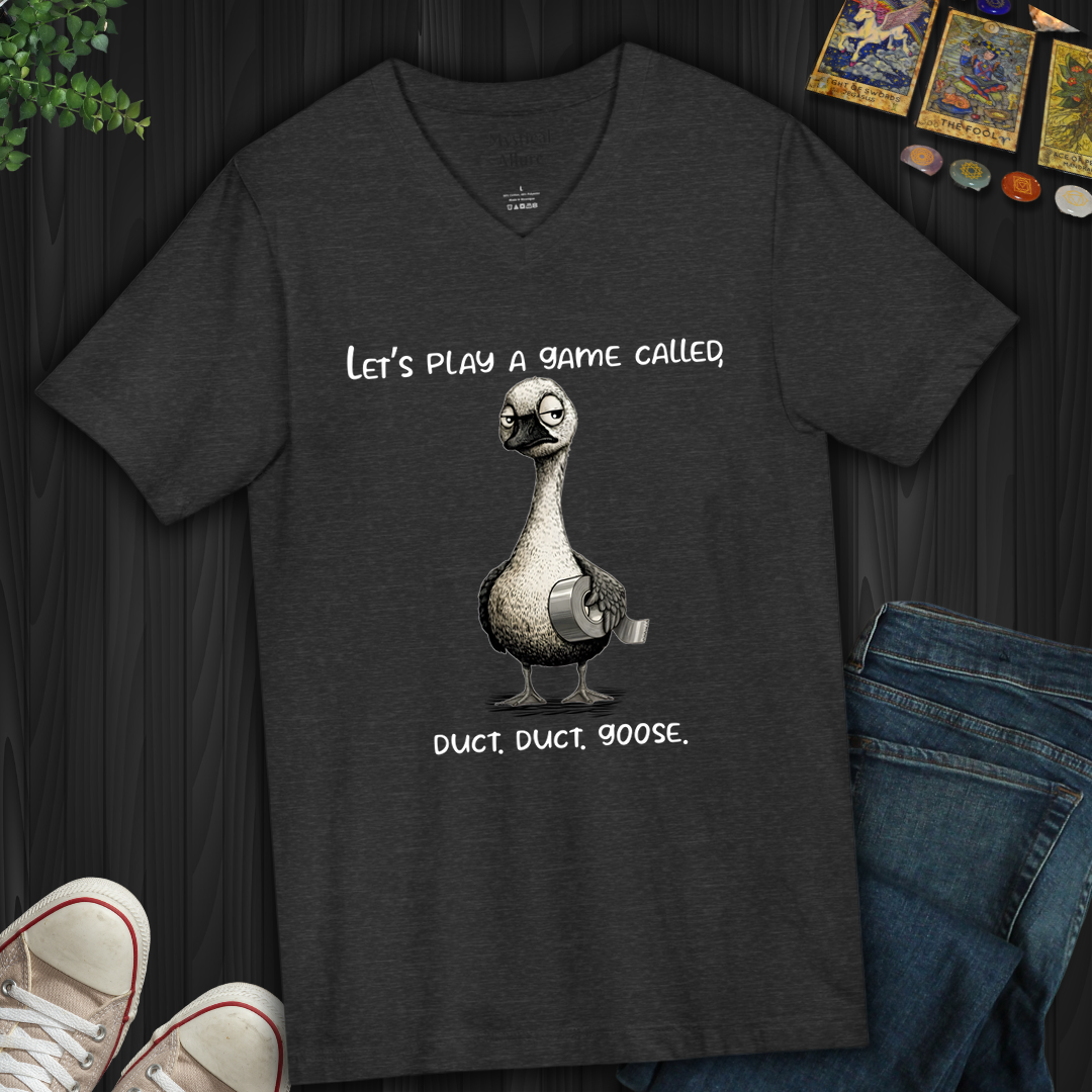 Duct, Duct, Goose V-Neck Tee