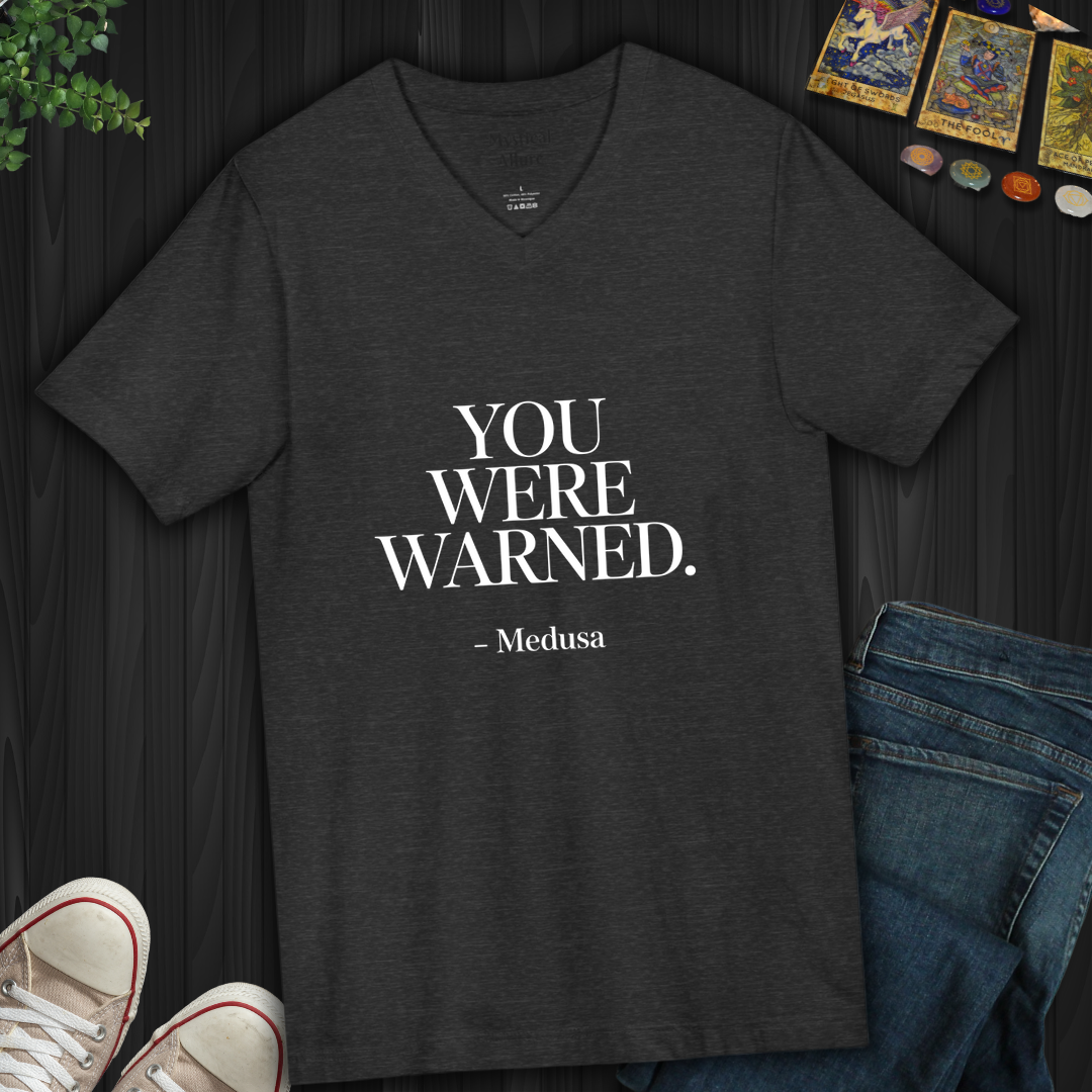 You Were Warned V-Neck Tee