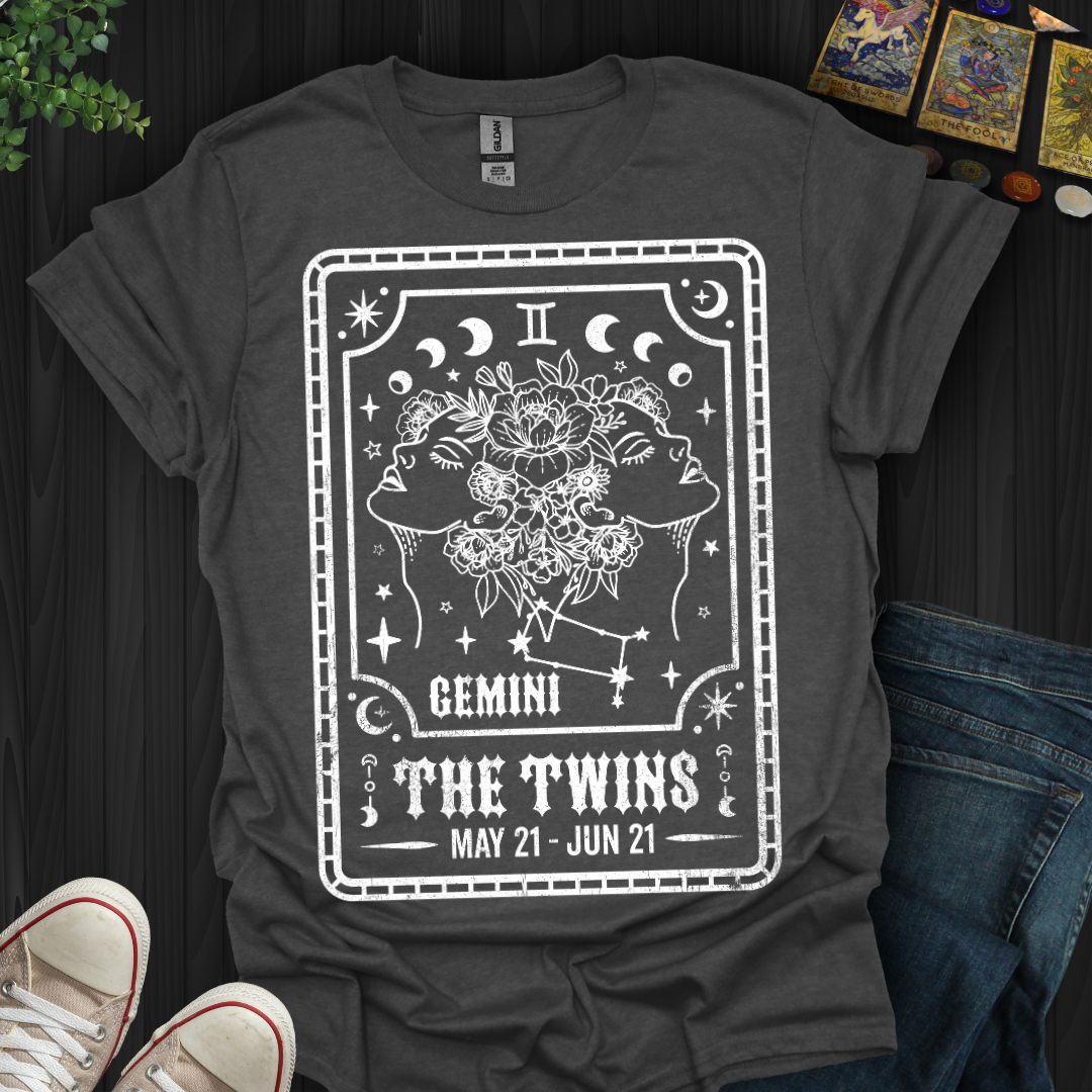 Gemini: The Cosmic Twin Flame T-Shirt