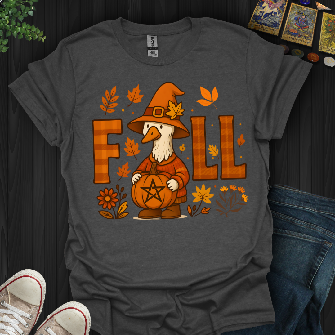 Witchy Goose Fall Vibes  T-Shirt