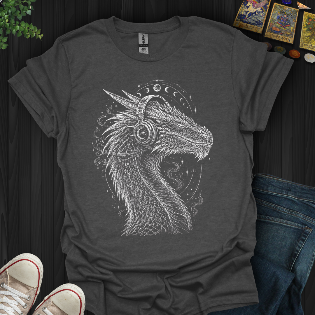 Headphones Dragon- T-Shirt