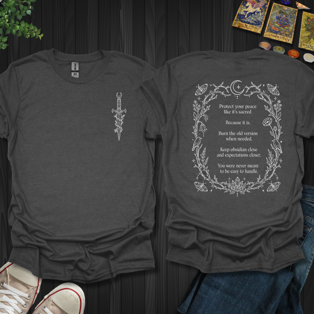 Protect Your Peace Front and Back T-Shirt