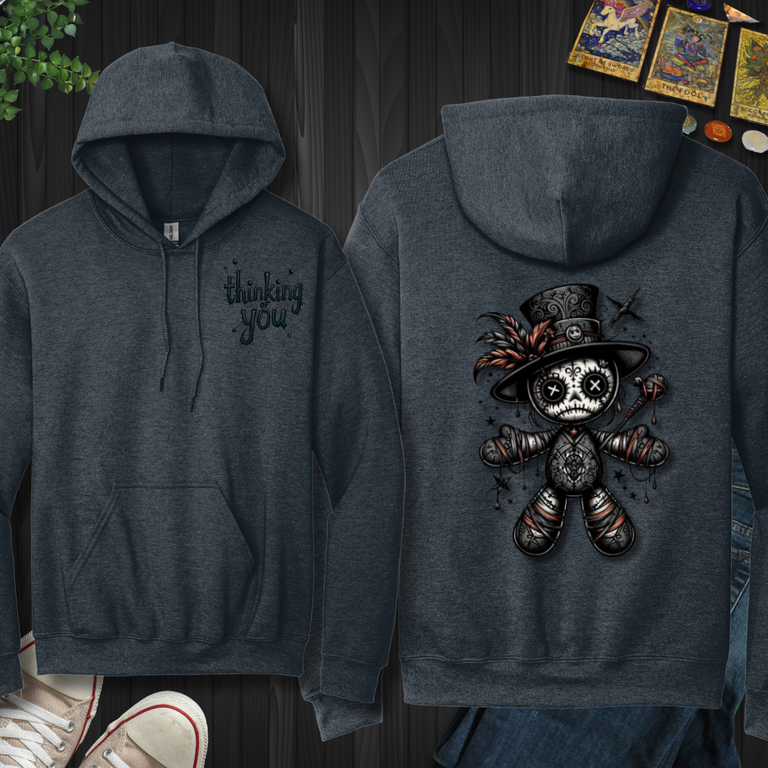 Thinking Of You Voodoo Doll Hooded  Sweatshirt
