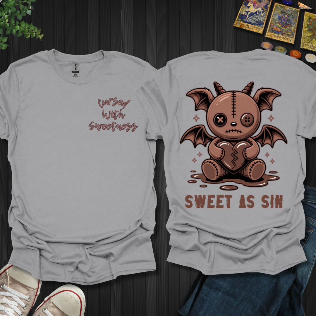 Cursed With Sweetness (front and back) T-Shirt